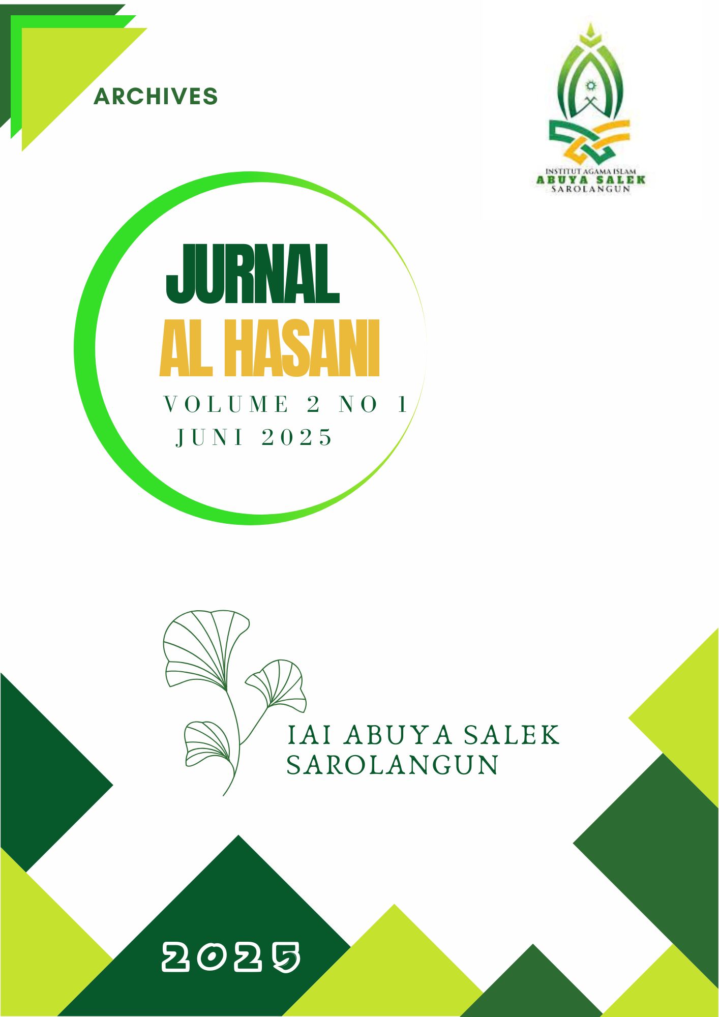 					View Vol. 2 No. 1 (2025): Juni
				